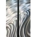 Silver Abstract Corporate Metal Wall Art Decor - Hypnotic Sands XL by Jon Allen   271572152851